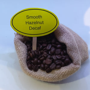 Smooth Hazelnut Decaf Coffee Beans