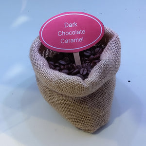 Dark Chocolate Caramel Coffee Beans